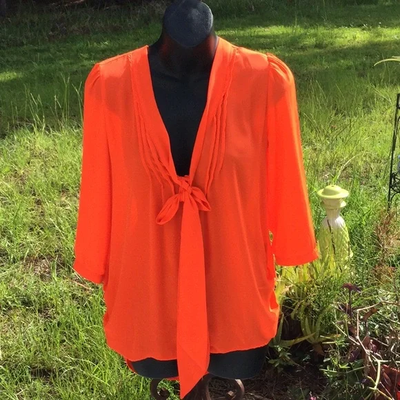 💃NWOT “ Fibraviva” Size XLG Just Way Too Colorful Top Wardrobe Must Have 💃 - Picture 3 of 10